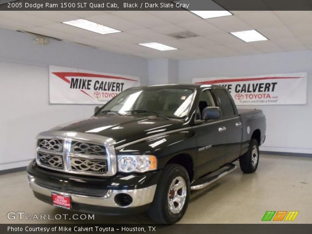 2005 Dodge Ram 1500 SLT Quad Cab in Black