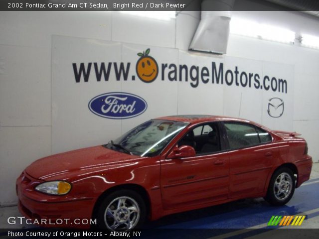 2002 Pontiac Grand Am GT Sedan in Bright Red