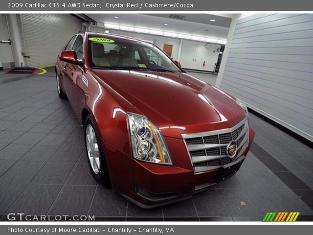 2009 Cadillac CTS 4 AWD Sedan in Crystal Red