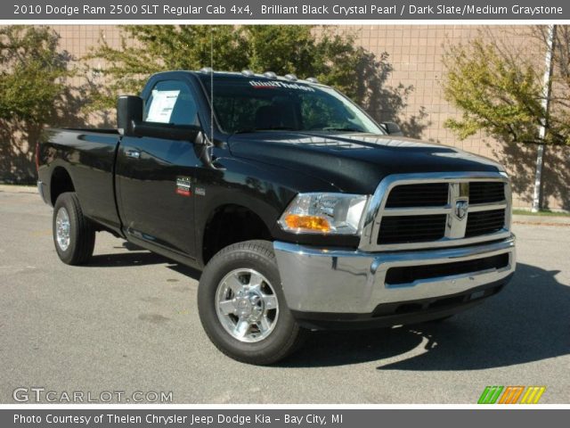 2010 Dodge Ram 2500 SLT Regular Cab 4x4 in Brilliant Black Crystal Pearl