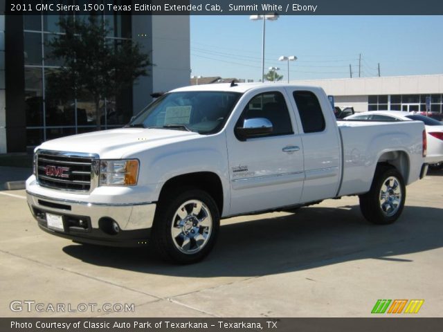 2011 GMC Sierra 1500 Texas Edition Extended Cab in Summit White