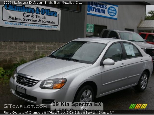 2009 Kia Spectra EX Sedan in Bright Silver Metallic