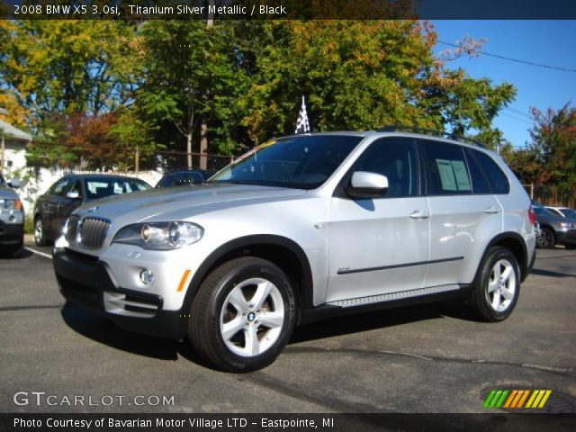 2008 BMW X5 3.0si in Titanium Silver Metallic