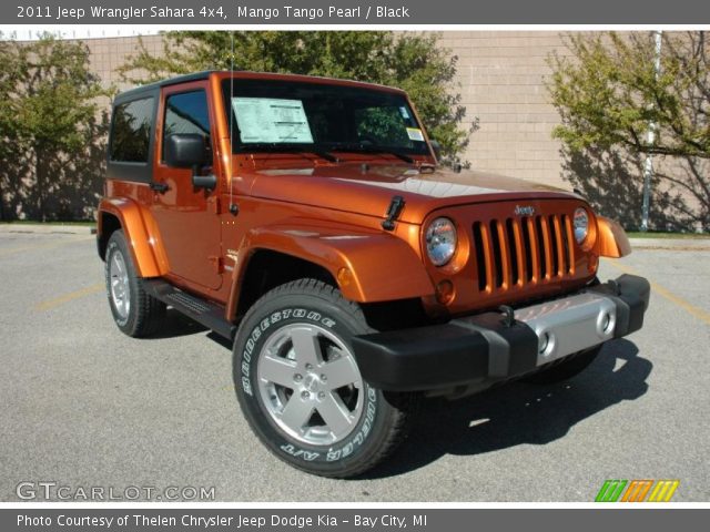 2011 Jeep Wrangler Sahara 4x4 in Mango Tango Pearl