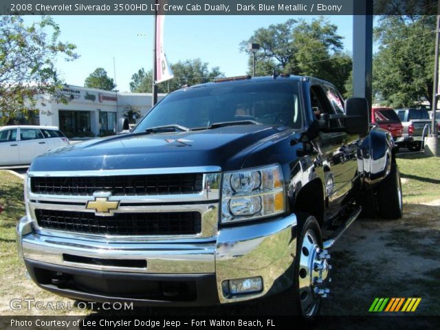 2008 Chevrolet Silverado 3500HD LT Crew Cab Dually in Dark Blue Metallic