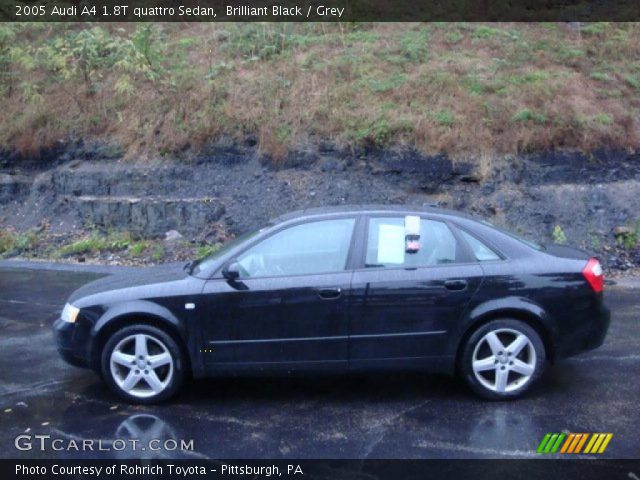 2005 Audi A4 1.8T quattro Sedan in Brilliant Black