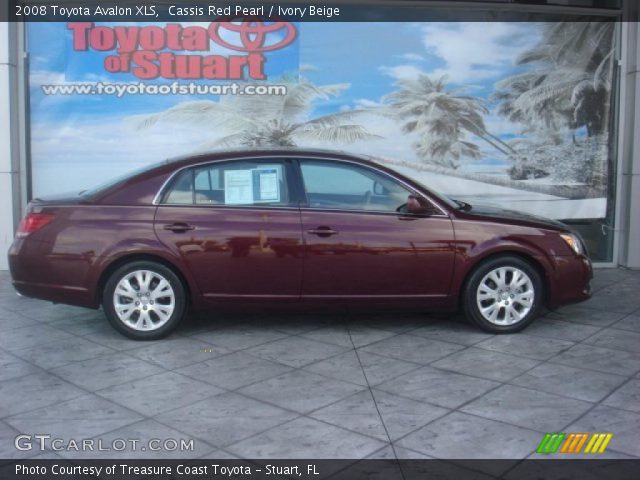 2008 Toyota Avalon XLS in Cassis Red Pearl