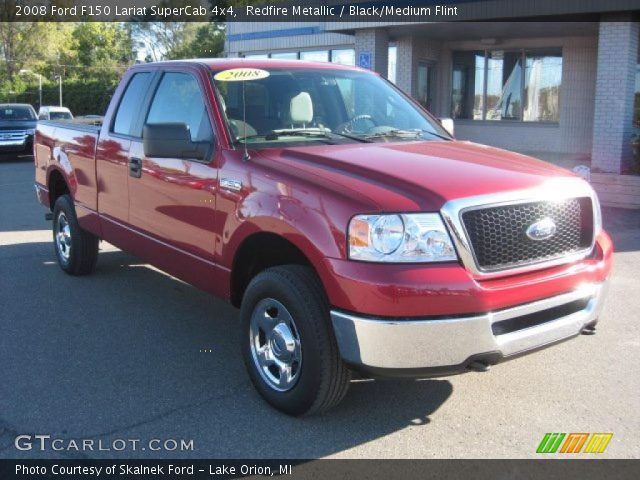 2008 Ford F150 Lariat SuperCab 4x4 in Redfire Metallic