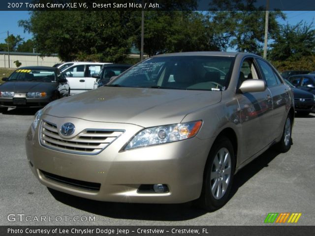 2007 Toyota Camry XLE V6 in Desert Sand Mica