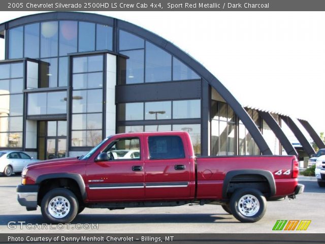 2005 Chevrolet Silverado 2500HD LS Crew Cab 4x4 in Sport Red Metallic