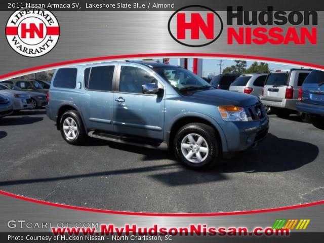 2011 Nissan Armada SV in Lakeshore Slate Blue