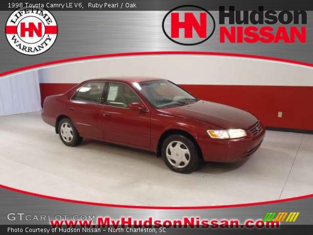 1998 Toyota Camry LE V6 in Ruby Pearl
