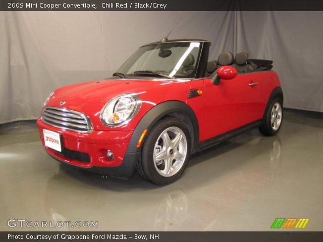 2009 Mini Cooper Convertible in Chili Red