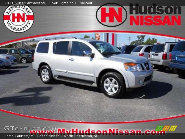 2011 Nissan Armada SV in Silver Lightning