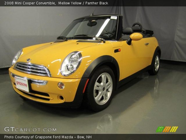 2008 Mini Cooper Convertible in Mellow Yellow