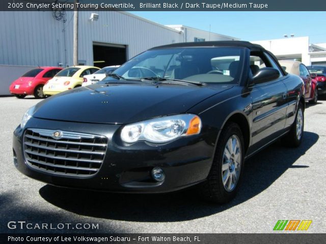 2005 Chrysler Sebring Touring Convertible in Brilliant Black