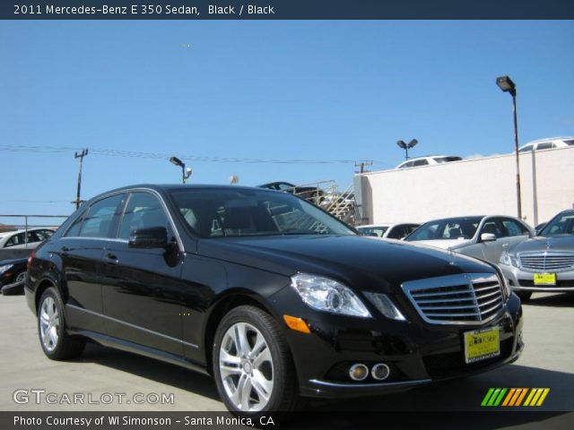 2011 Mercedes-Benz E 350 Sedan in Black