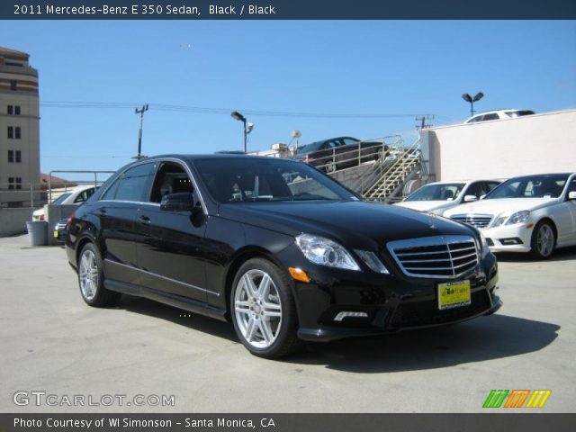 2011 Mercedes-Benz E 350 Sedan in Black