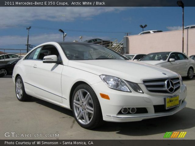 2011 Mercedes-Benz E 350 Coupe in Arctic White