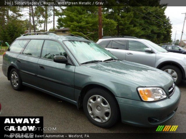 2001 Subaru Legacy L Wagon in Wintergreen Metallic