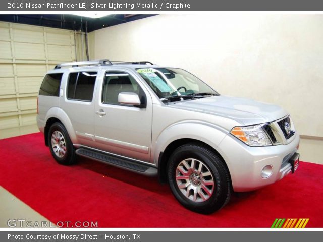2010 Nissan Pathfinder LE in Silver Lightning Metallic