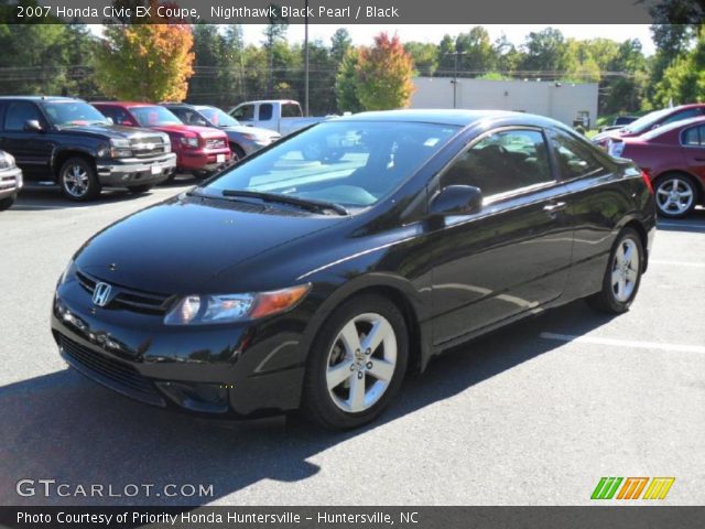2007 Black honda civic coupe #5