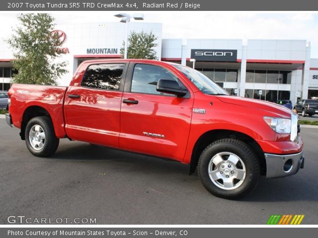 2007 Toyota Tundra SR5 TRD CrewMax 4x4 in Radiant Red