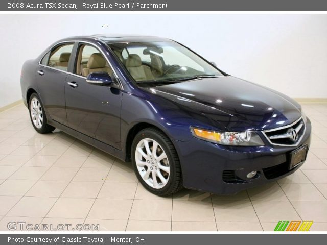 2008 Acura TSX Sedan in Royal Blue Pearl