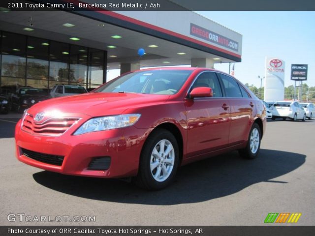 2011 Toyota Camry LE in Barcelona Red Metallic