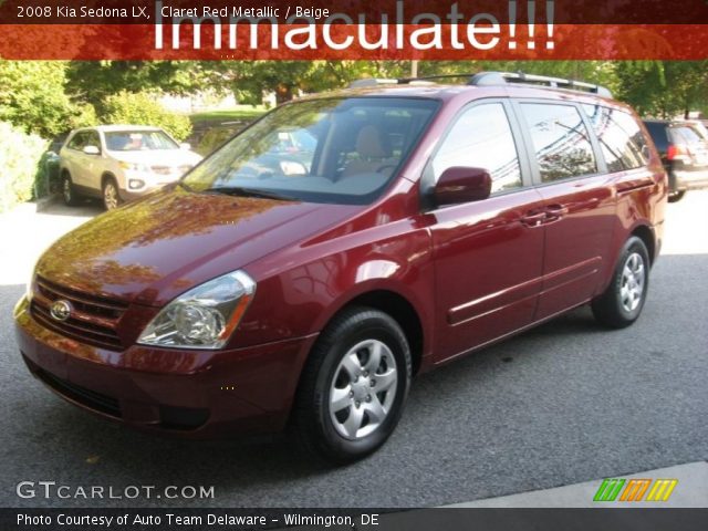 2008 Kia Sedona LX in Claret Red Metallic