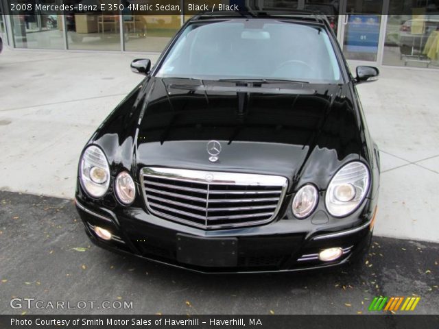 2008 Mercedes-Benz E 350 4Matic Sedan in Black