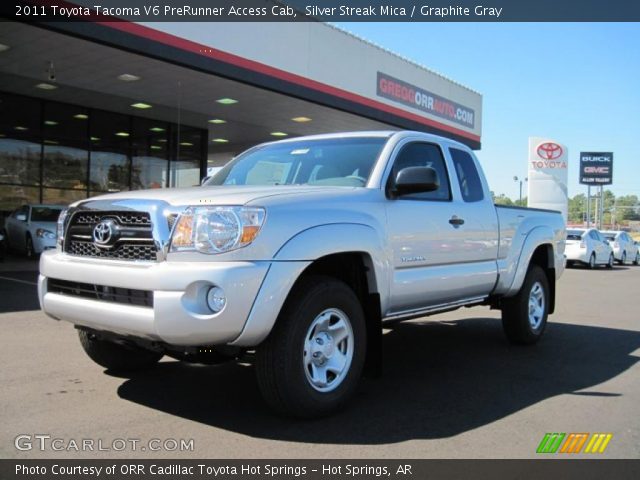 2011 Toyota Tacoma V6 PreRunner Access Cab in Silver Streak Mica