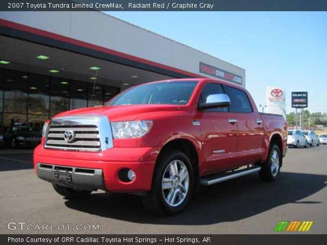 2007 Toyota Tundra Limited CrewMax in Radiant Red
