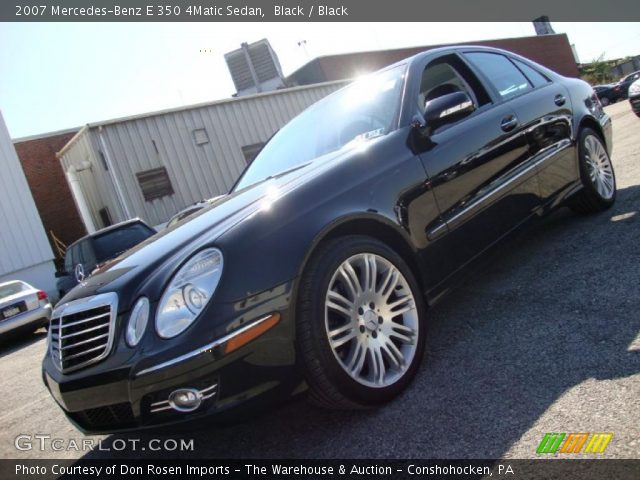 2007 Mercedes-Benz E 350 4Matic Sedan in Black