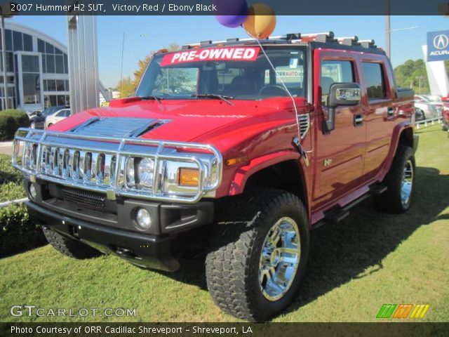 2007 Hummer H2 SUT in Victory Red