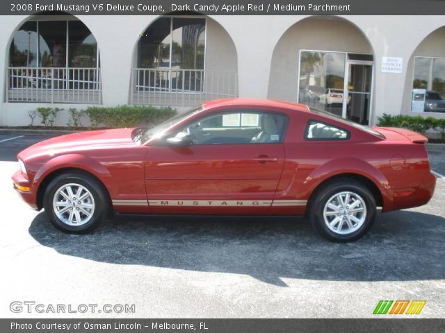 2008 Ford Mustang V6 Deluxe Coupe in Dark Candy Apple Red