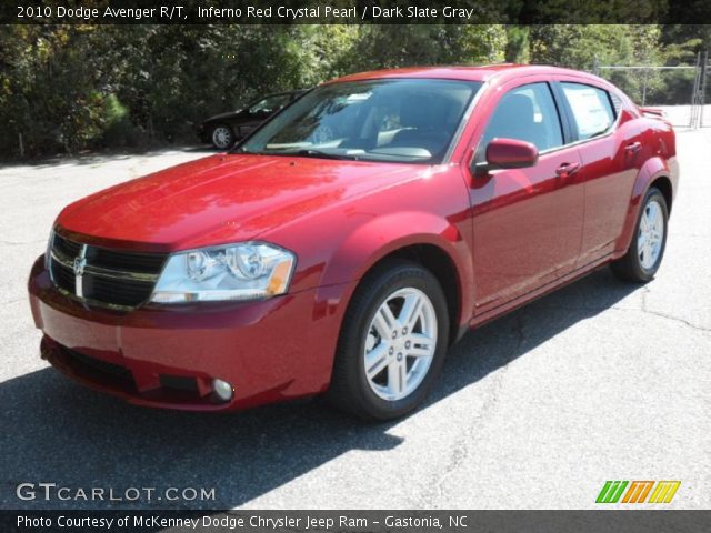 2010 Dodge Avenger R/T in Inferno Red Crystal Pearl