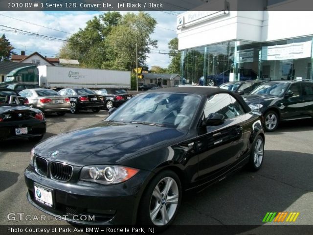 2010 BMW 1 Series 128i Convertible in Jet Black