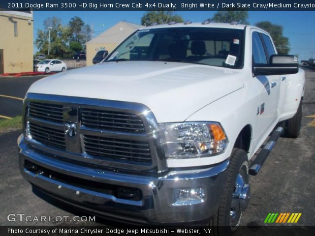 2011 Dodge Ram 3500 HD Big Horn Crew Cab 4x4 Dually in Bright White
