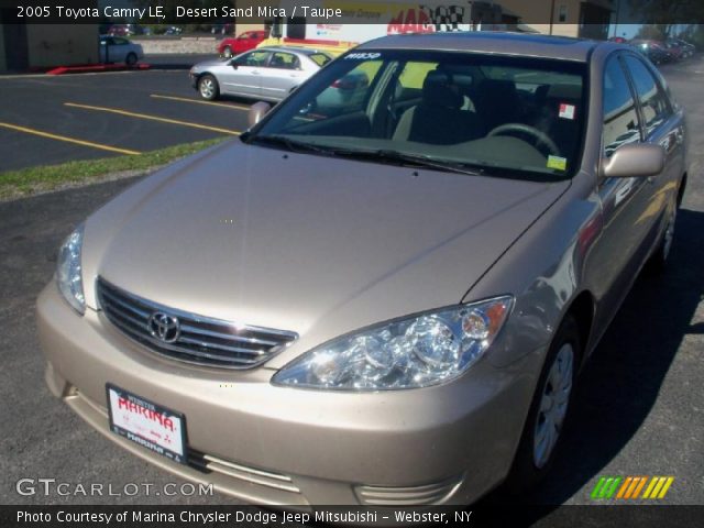 2005 Toyota Camry LE in Desert Sand Mica