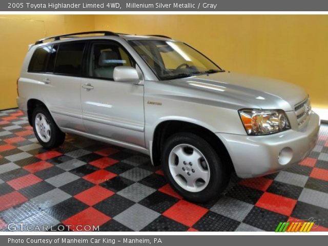 2005 Toyota Highlander Limited 4WD in Millenium Silver Metallic