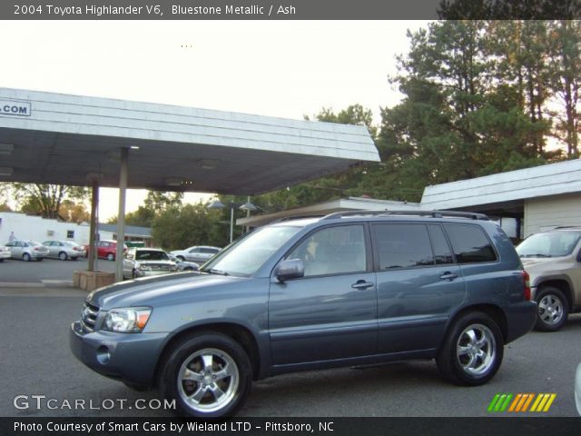 2004 Toyota Highlander V6 in Bluestone Metallic