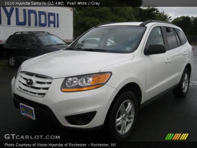 2010 Hyundai Santa Fe GLS 4WD in Pearl White