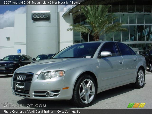 2007 Audi A4 2.0T Sedan in Light Silver Metallic