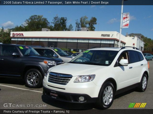 2008 Subaru Tribeca Limited 7 Passenger in Satin White Pearl