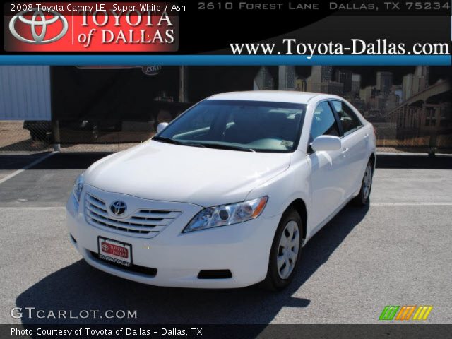 2008 Toyota Camry LE in Super White
