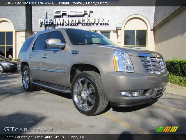 2007 Cadillac Escalade AWD in Radiant Bronze