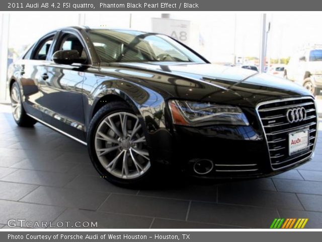 2011 Audi A8 4.2 FSI quattro in Phantom Black Pearl Effect