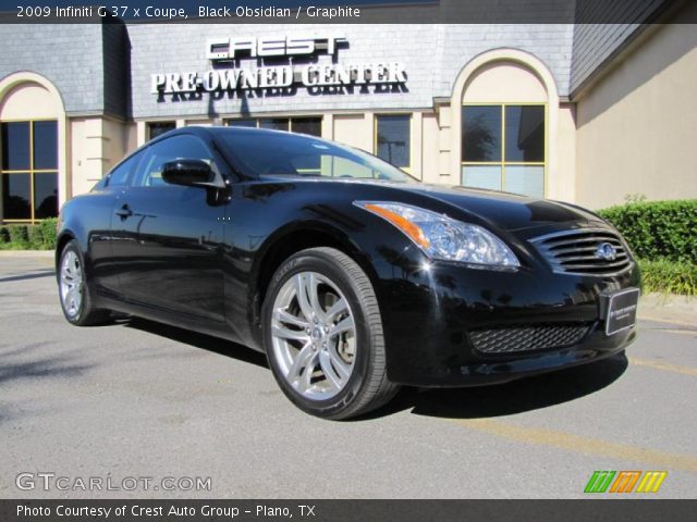 2009 Infiniti G 37 x Coupe in Black Obsidian