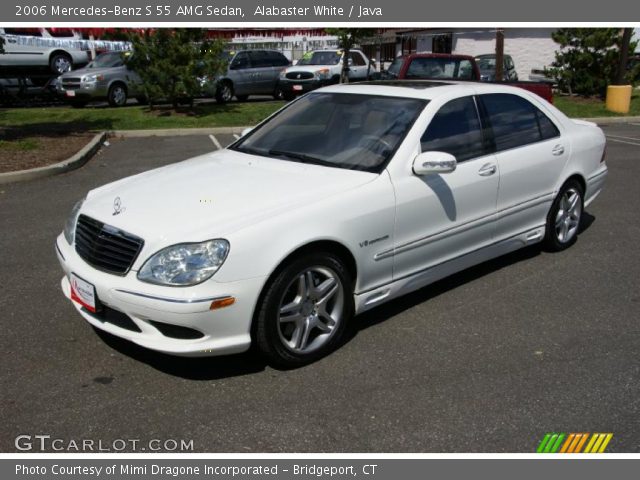 2006 Mercedes-Benz S 55 AMG Sedan in Alabaster White
